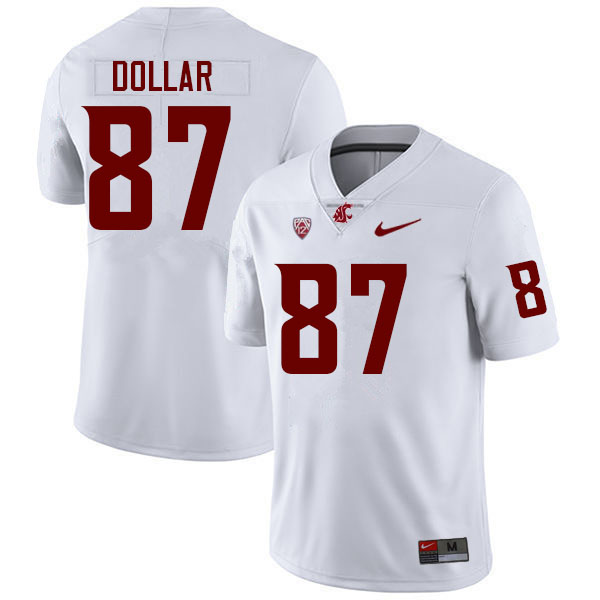Men #87 Andre Dollar Washington State Cougars College Football Jerseys Sale-White - Click Image to Close